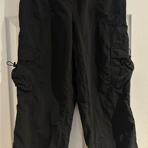 Aritzia Black Utility Cargo Pants